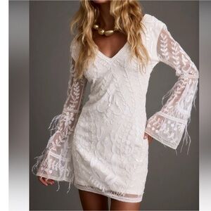 12th Tribe Elegant White Dress